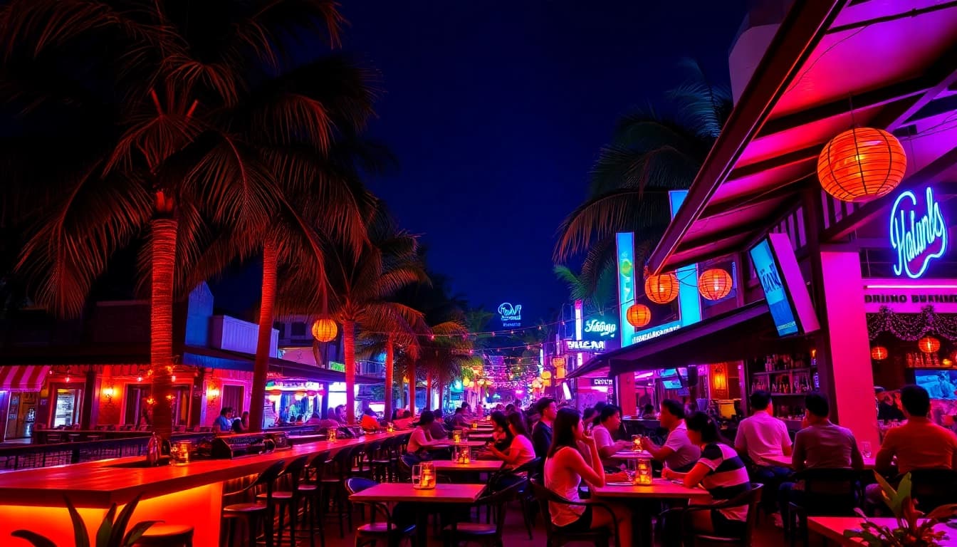 Experience the vibrant 다낭밤문화 with colorful nightlife scenes and lively social gatherings.