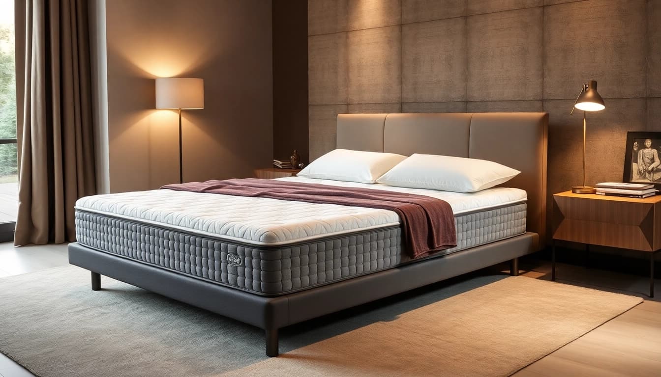 Sleep soundly on the materasso ortopedico Olimpo-Flex designed for ultimate comfort at night.