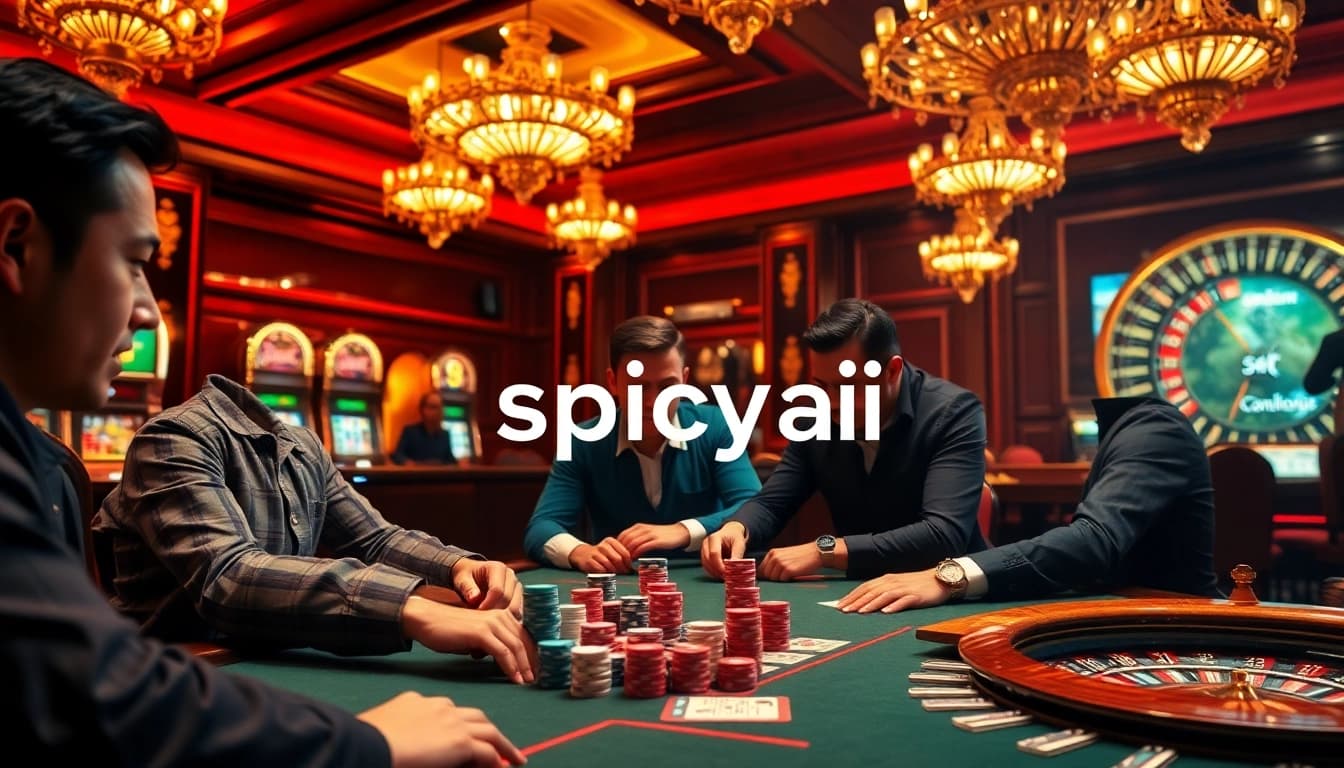Experience the thrill of poker at a luxurious casino with spicyai technology enhancing your betting strategy.