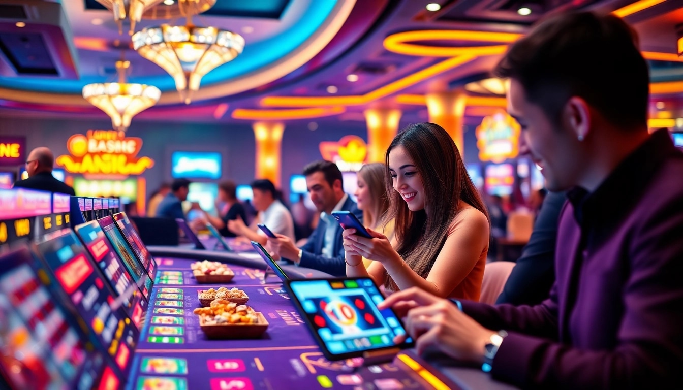 Exciting online gambling scene showcasing tk88win.live, with players enjoying casino games and sports betting.