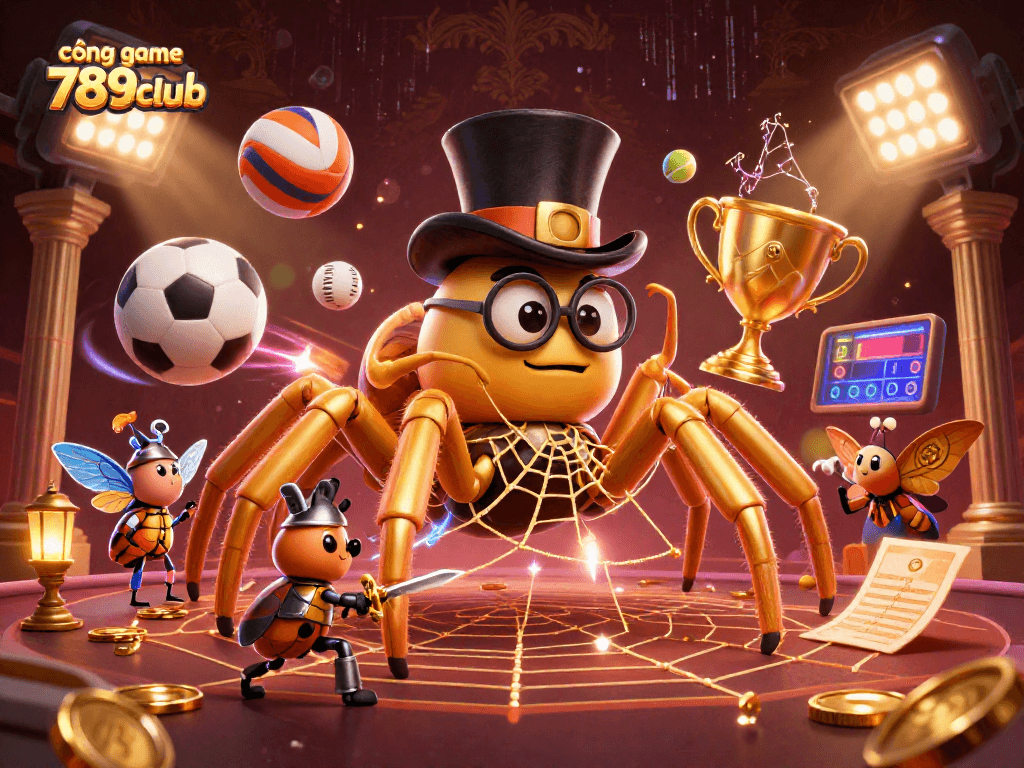 Engage with the exciting world of cổng game 789club in this dynamic casino-themed illustration.