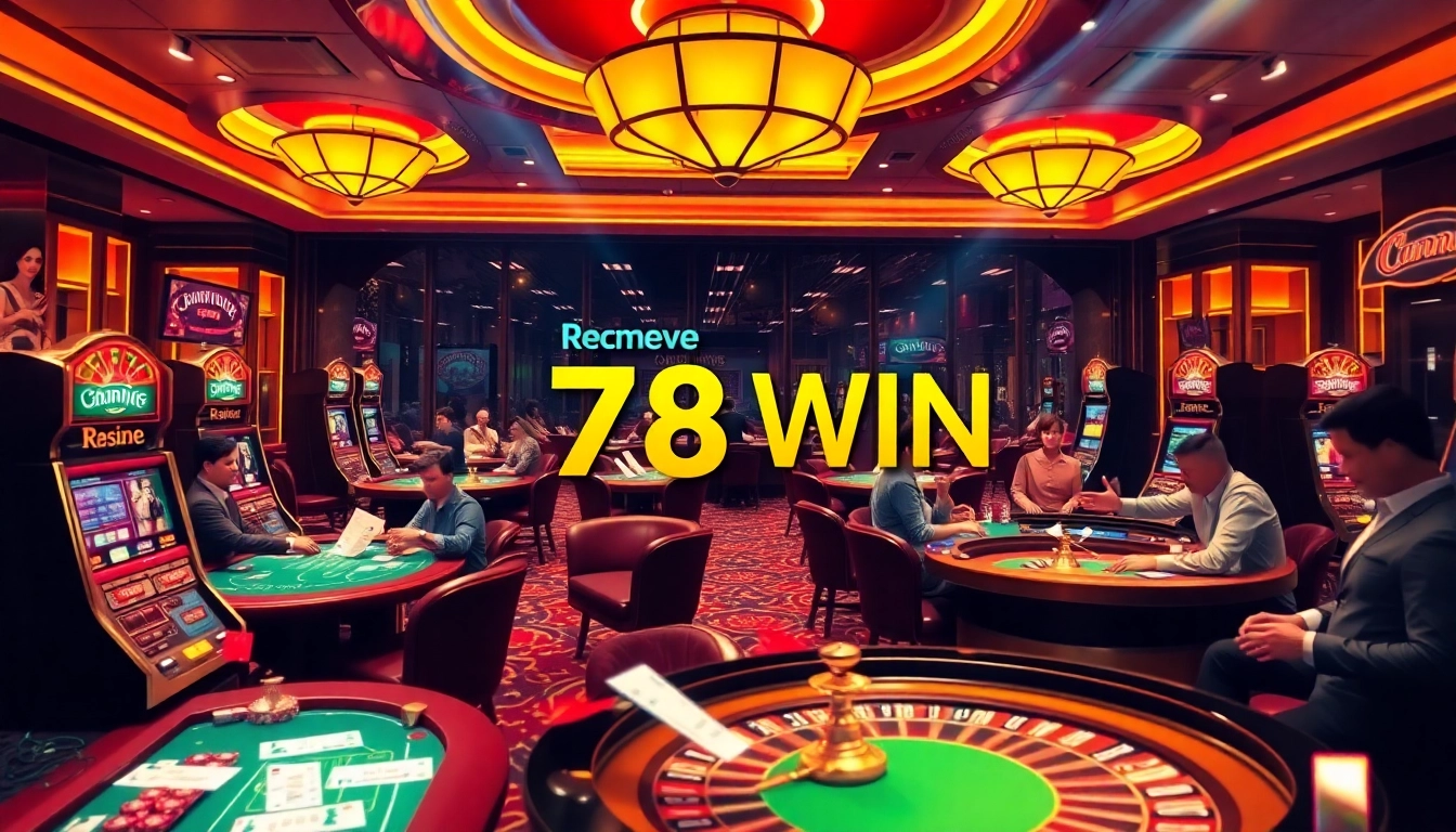 Experience excitement at 78 WIN casino with dynamic gaming action and vibrant visuals.