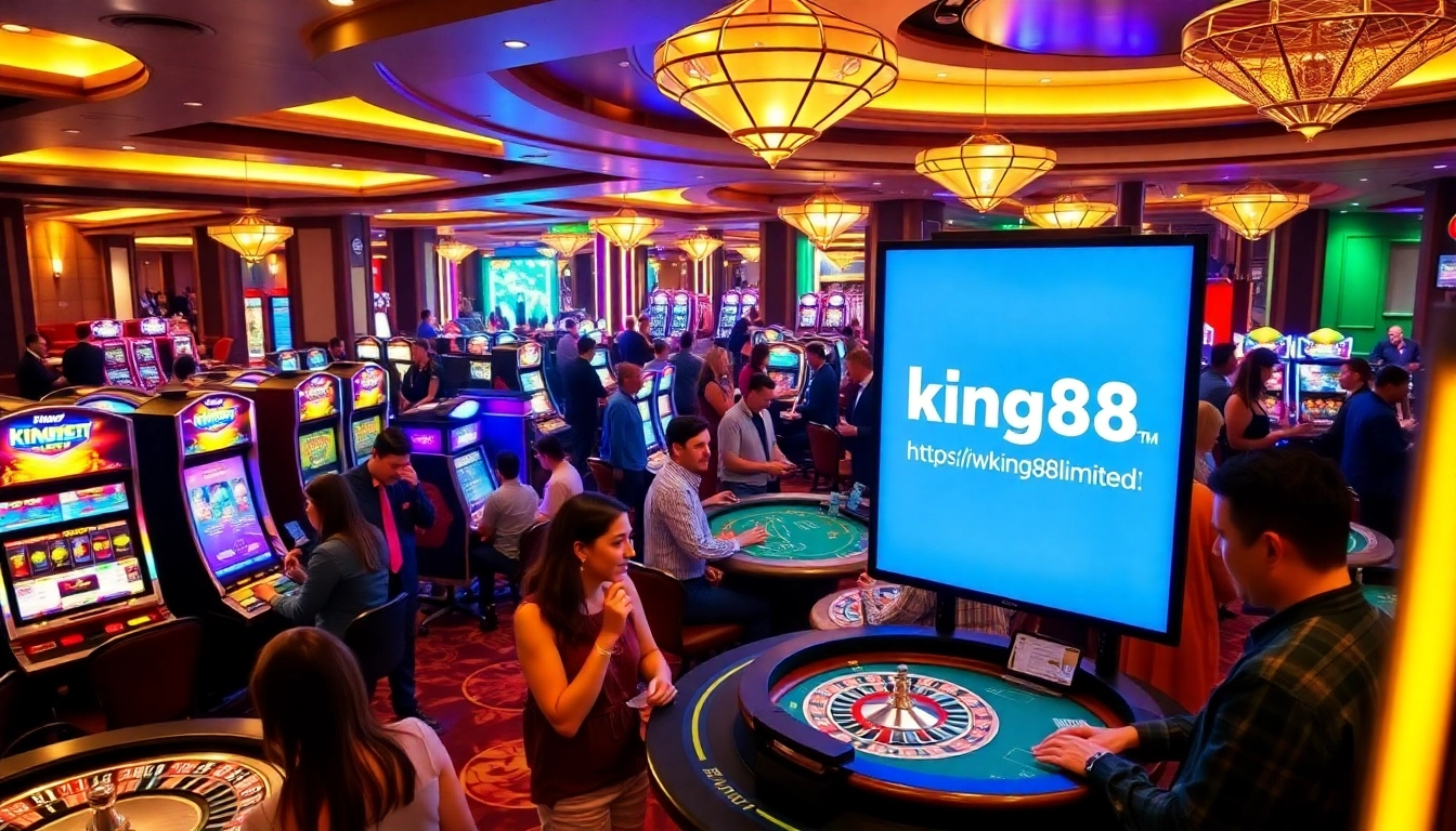 Experience excitement at https://king88.limited/ with diverse games and vibrant casino atmosphere.
