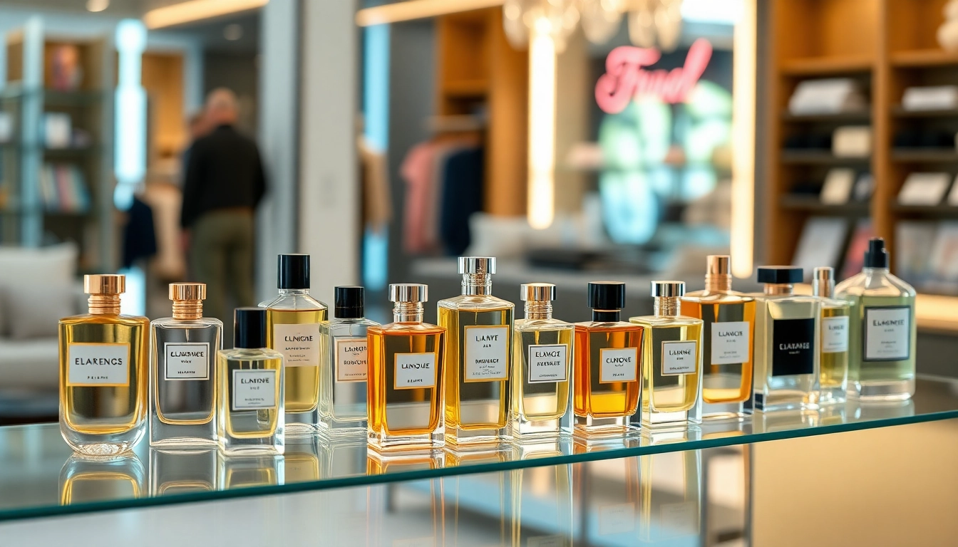 Discover affordable designer fragrances near me displayed elegantly in a stylish boutique setting.