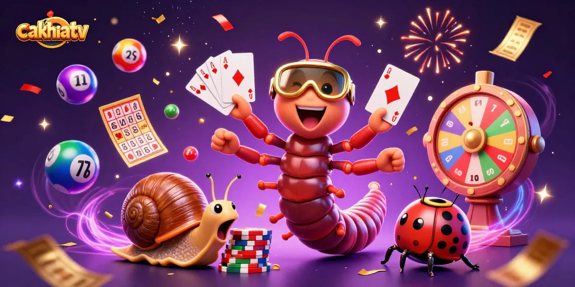 Experience a thrilling moment of cakhiatv with energetic characters, lively casino elements, and vibrant colors