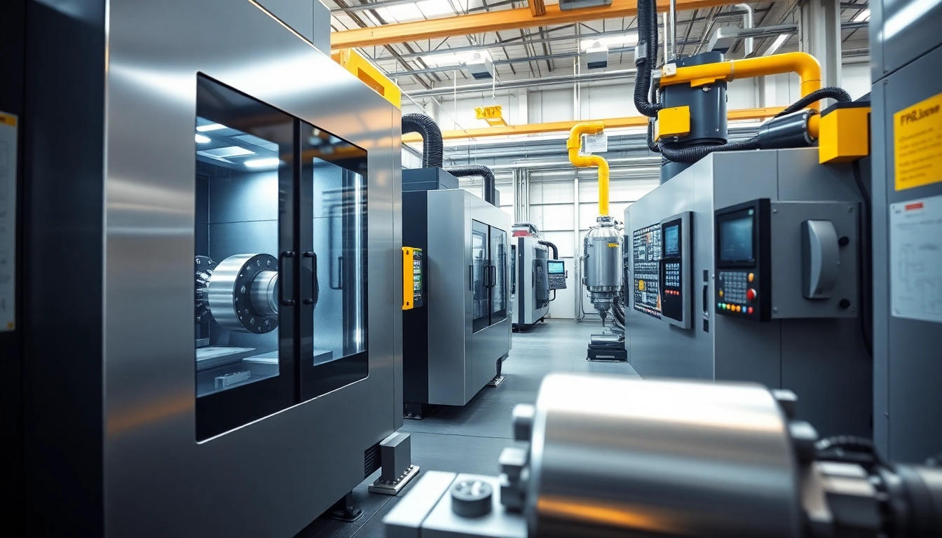 Precision machining Malaysia facility with advanced CNC machines and skilled technicians in action.