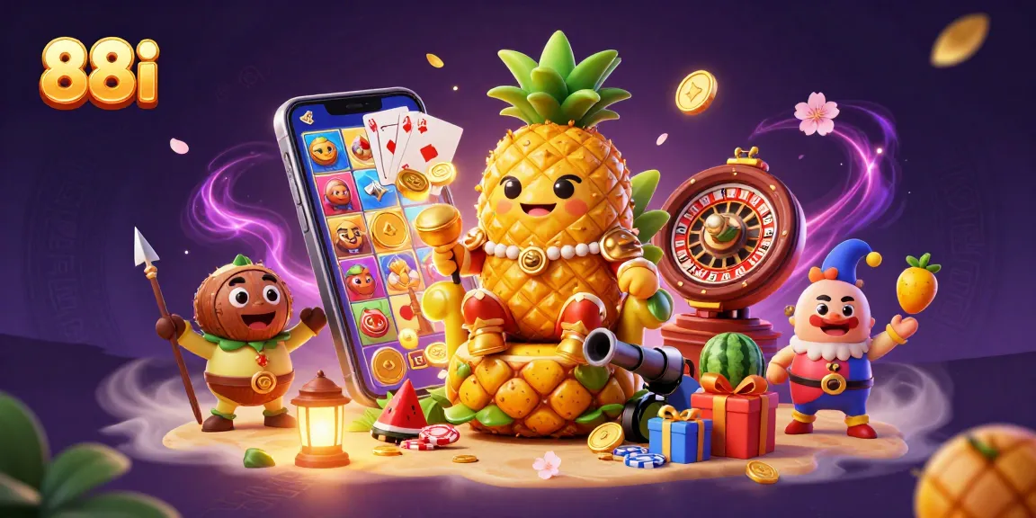 Win big at 88i with spinning slot games and festive casino characters in action