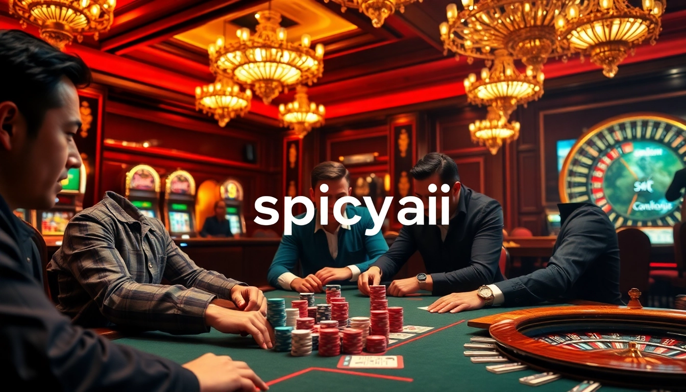 Experience the thrill of poker at a luxurious casino with spicyai technology enhancing your betting strategy.
