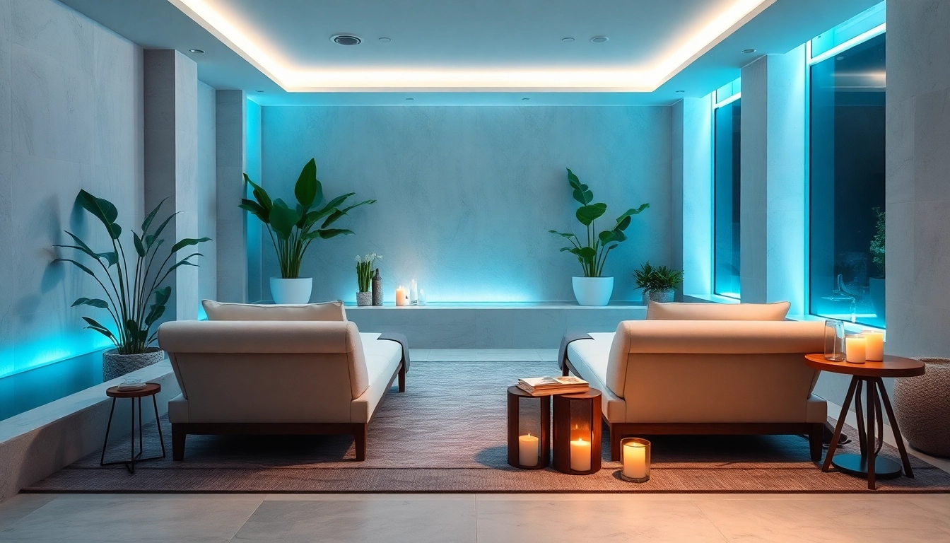 Spa Ads showcasing a tranquil relaxation area with soothing colors and elements for ultimate relaxation.