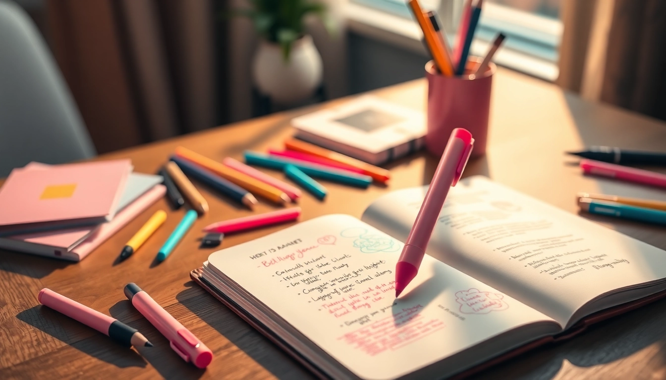 Highlight your thoughts effectively with a pink highlighter pen, elegantly designed to enhance your writing experience.