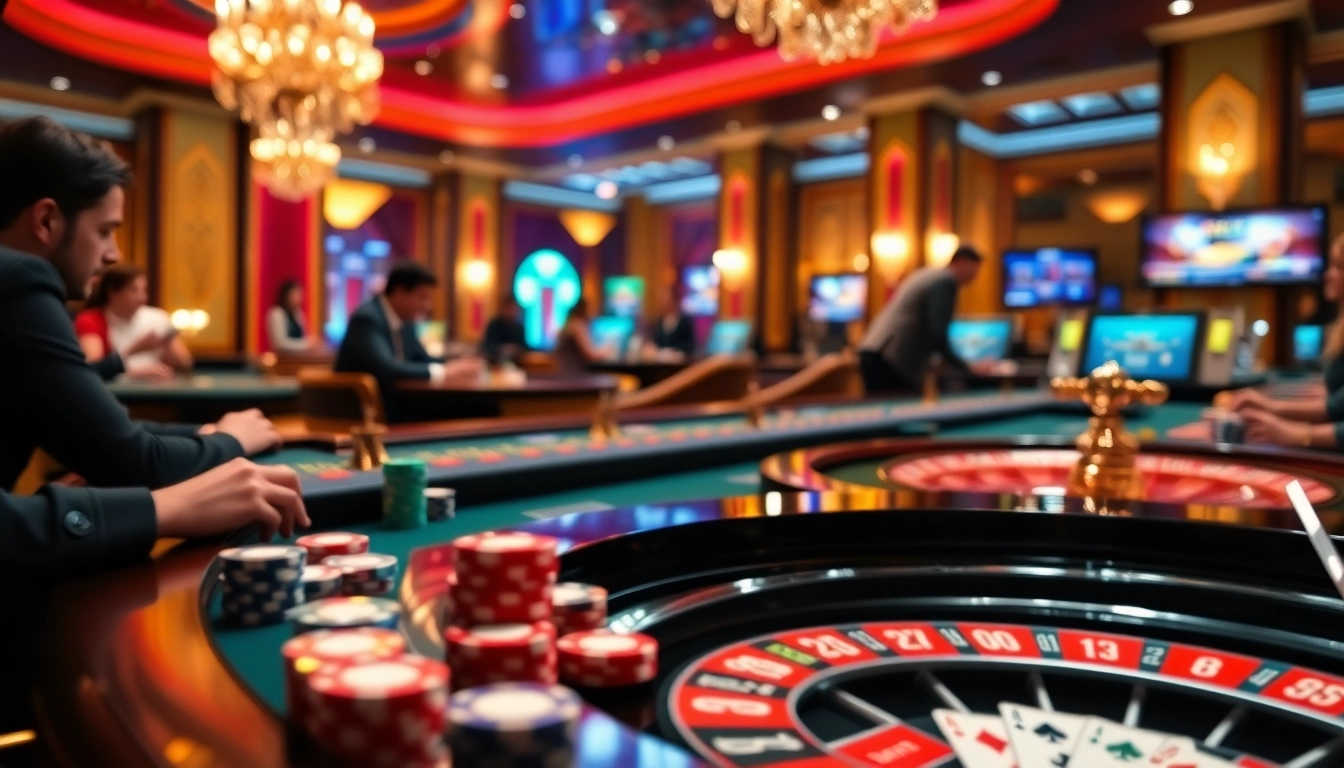 Experience the excitement of MM88 with vibrant casino table action and online gaming ambiance.
