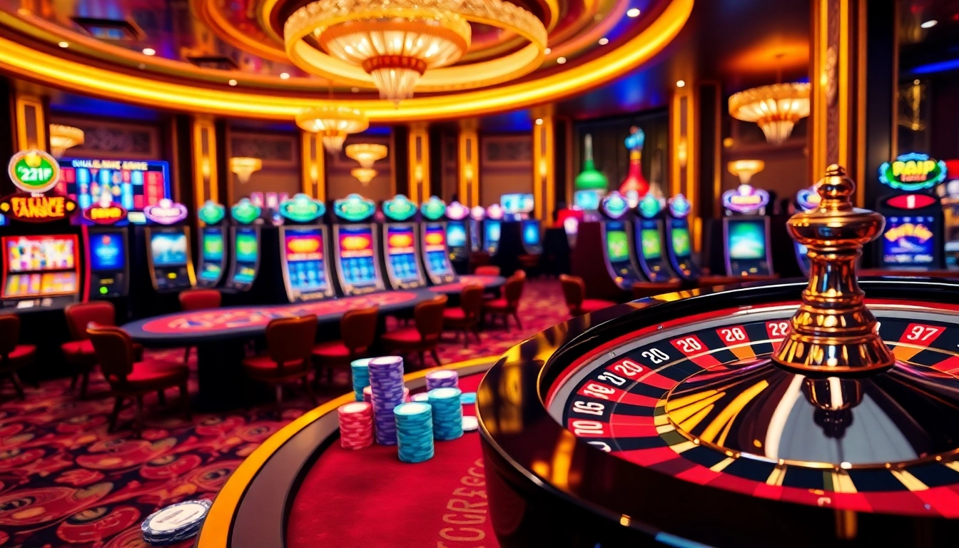 Exciting gaming action at a 22VIP casino table with cards and chips.