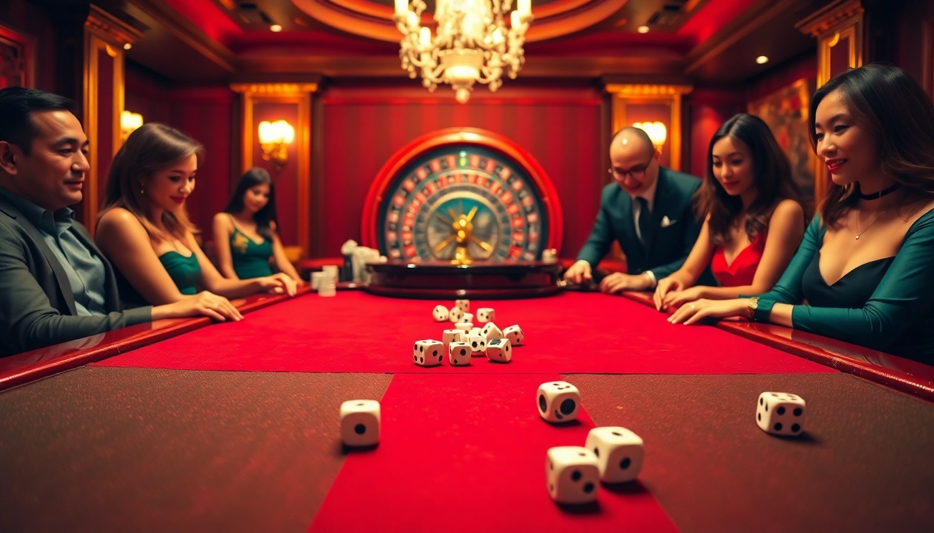Engage in thrilling gameplay with đăng ký f168 at a luxurious casino table.