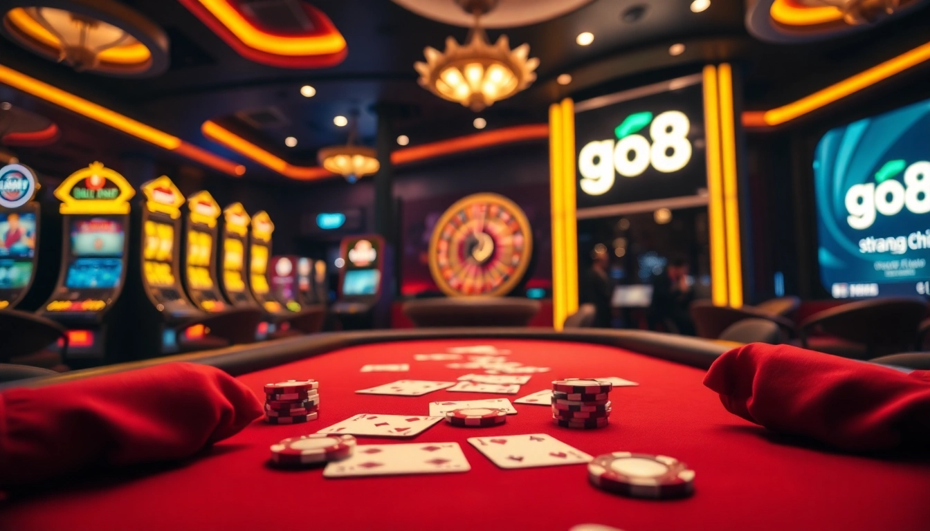 Enjoy premium gaming experiences at trang chủ go8 with vibrant casino elements.