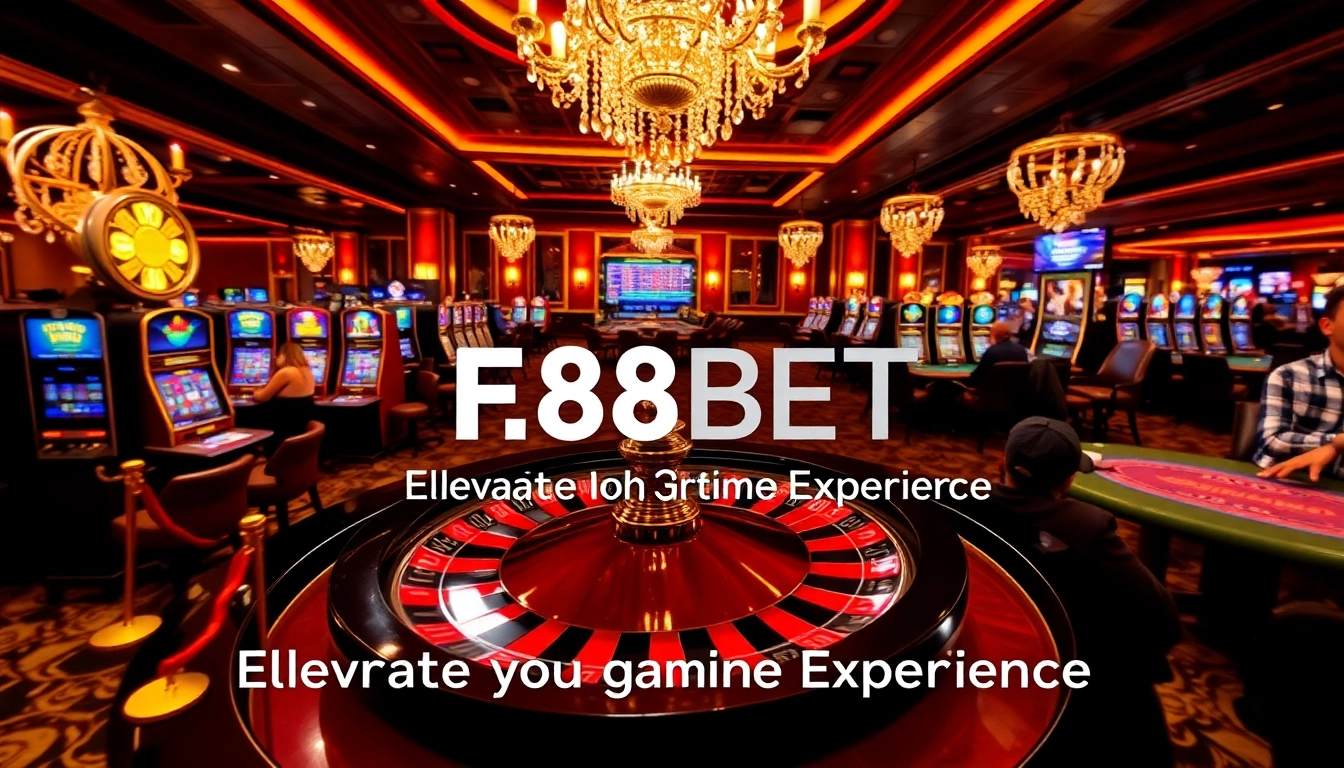 Experience the excitement of gambling at F88BET with luxurious casino games and vibrant atmospheres.