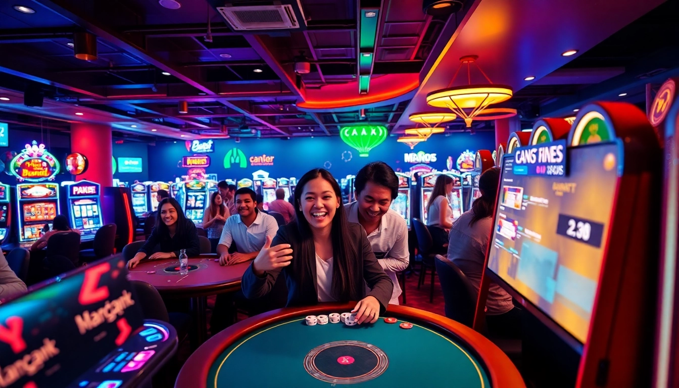 Vibrant online gaming scene at https://mm88.agency/ capturing excitement and community.