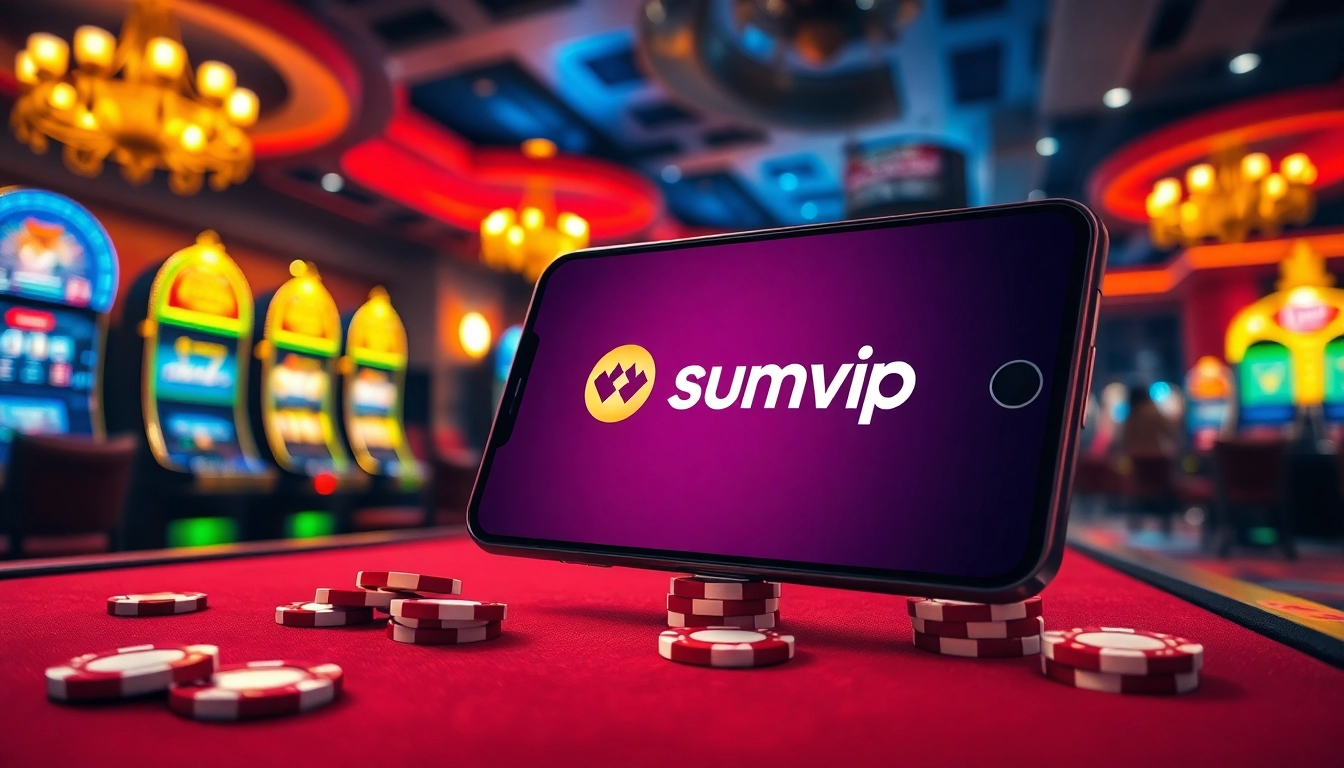 Experience thrilling gameplay at Sumvip with vibrant casino visuals.
