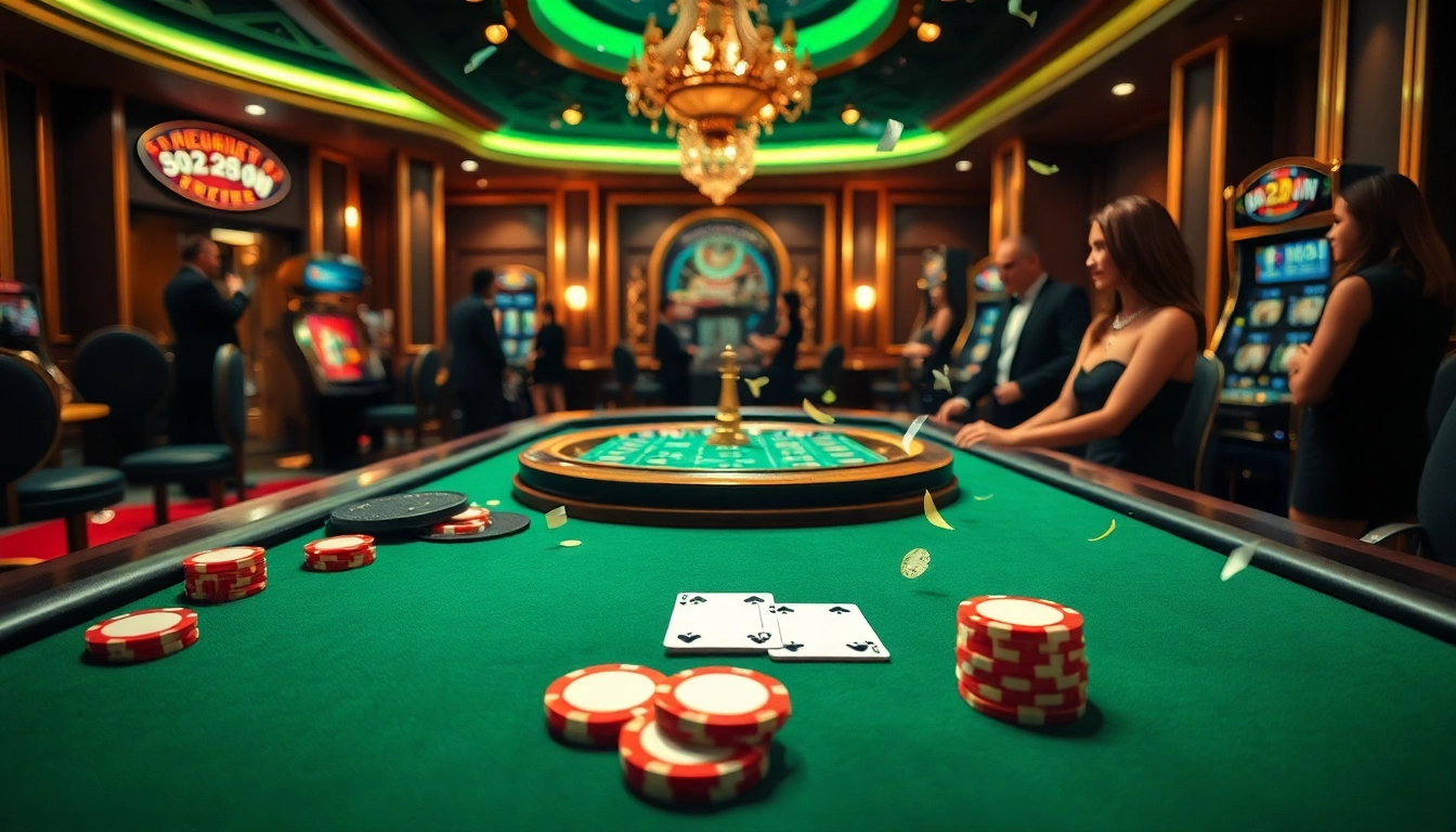 Experience the thrill of gaming at 32Win Casino with vibrant tables and exciting jackpots.