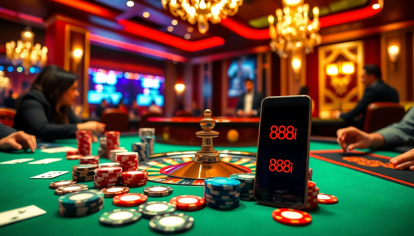 Enjoying an exciting game at the 88i nhà cái casino table, where thrilling bets make every moment count.