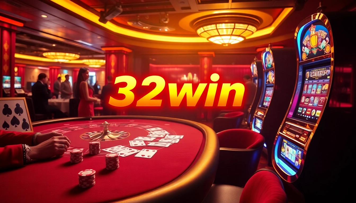 Experience the excitement of 32win with vibrant casino tables and thrilling gameplay.
