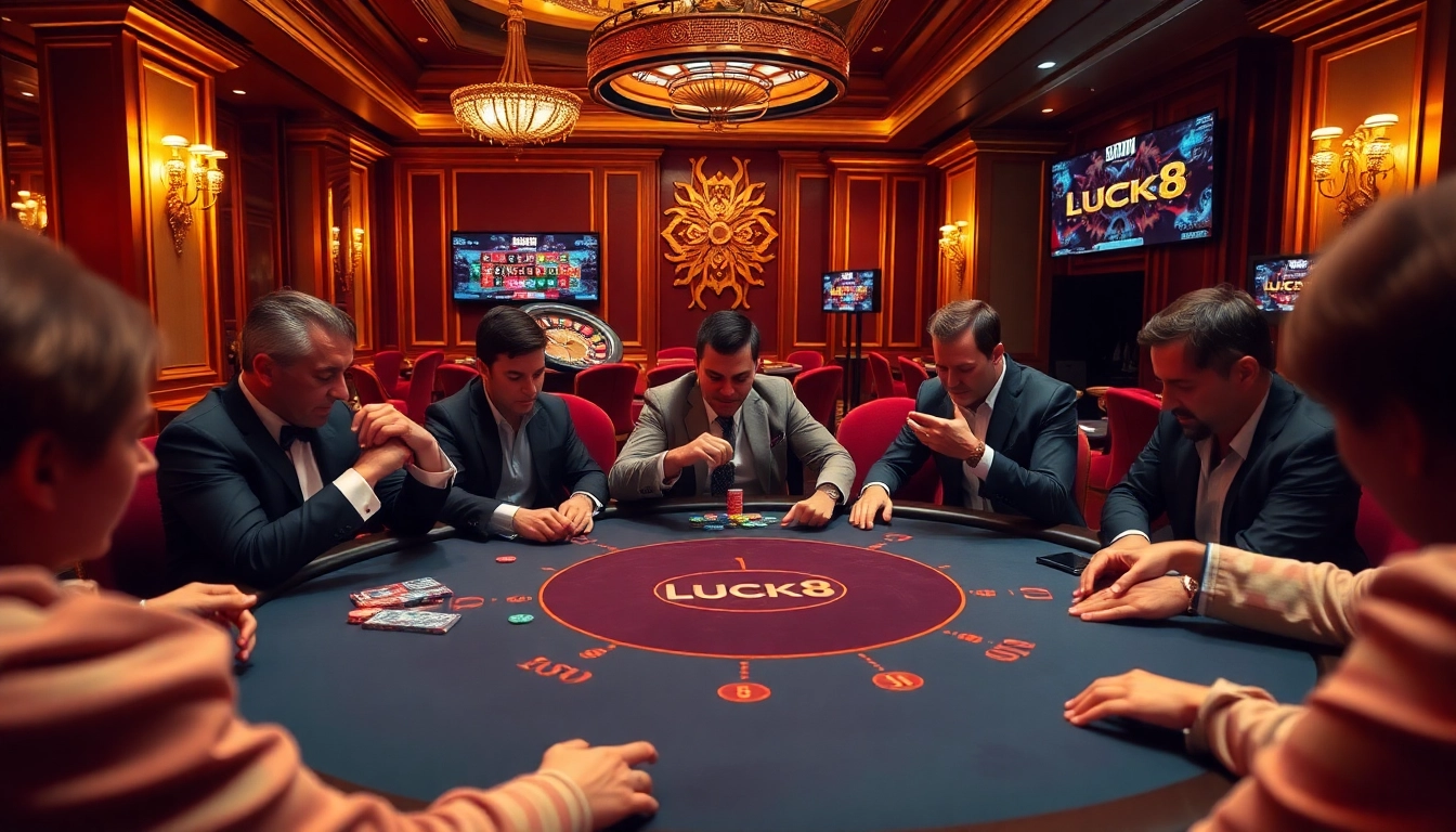 Trải nghiệm cảm giác cược đỉnh cao tại LUCK8 với những màn poker hấp dẫn và bầu không khí casino sôi động.