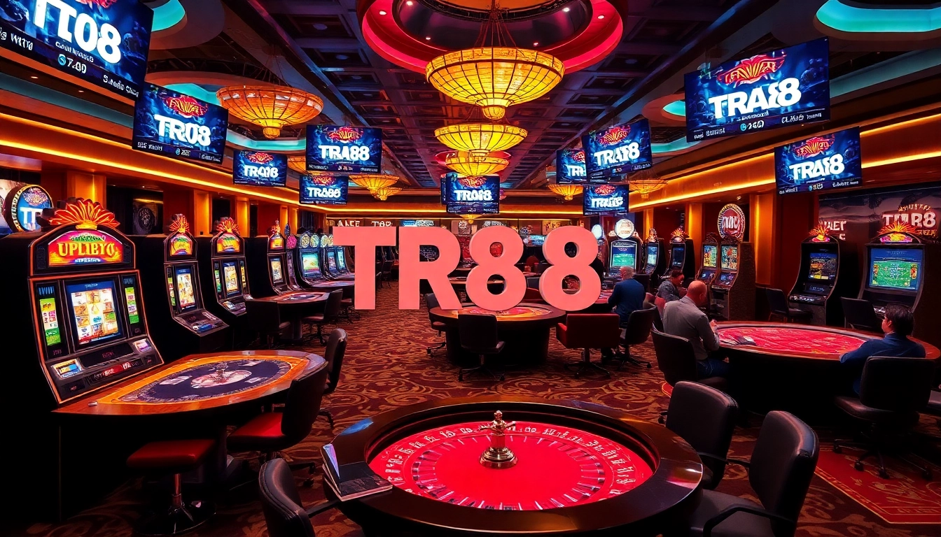 Experience the thrill of online gambling at TR88 with vibrant tables and exciting games.